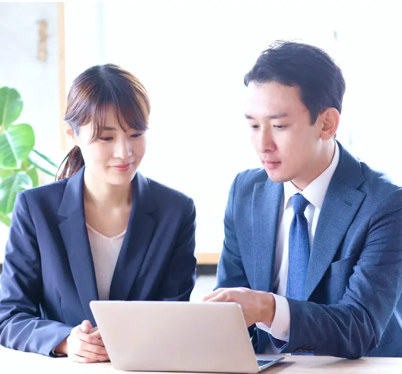 面談によるフォローアップの様子